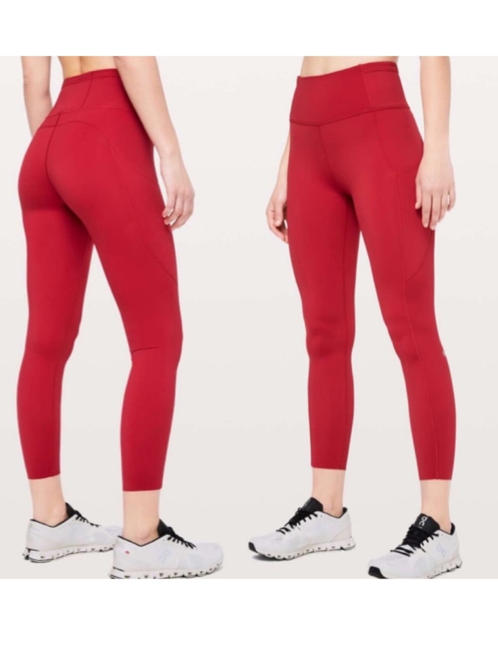 Lululemon Fast & Free 7/8 Tight II
Non Reflective Nulux 25" Dark Red
4